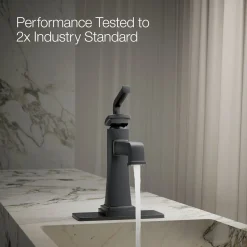 Single-handle bathroom sink faucet, 1.2 gpm