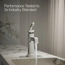 Single-handle bathroom sink faucet, 1.2 gpm