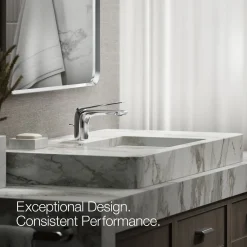 Single-handle bathroom sink faucet, 1.2 gpm