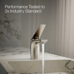 Single-handle bathroom sink faucet, 1.2 gpm