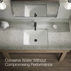 Single-handle bathroom sink faucet, 1.2 gpm