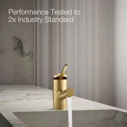 Single-handle bathroom sink faucet, 1.2 gpm