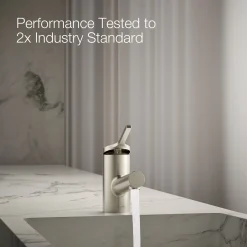 Single-handle bathroom sink faucet, 1.2 gpm