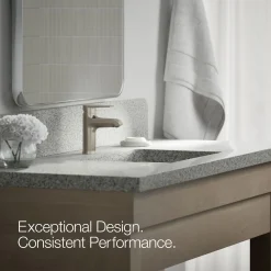 Single-handle bathroom sink faucet, 1.2 gpm