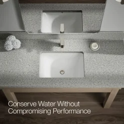 Single-handle bathroom sink faucet, 1.2 gpm