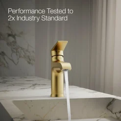 Single-handle bathroom sink faucet, 1.2 gpm