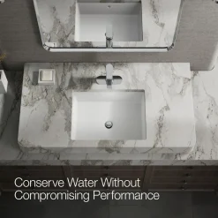 Single-handle bathroom sink faucet, 1.2 gpm