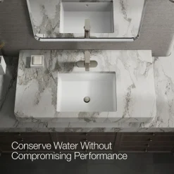 Single-handle bathroom sink faucet, 1.2 gpm