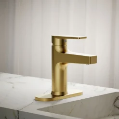 Single-handle bathroom sink faucet, 1.2 gpm