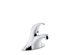 Single-handle centerset lavatory faucet, 0.35 gpm