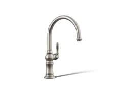 Single-handle kitchen sink faucet