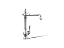 Single-handle kitchen sink faucet
