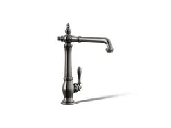 Single-handle kitchen sink faucet