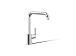 Single-handle kitchen sink faucet