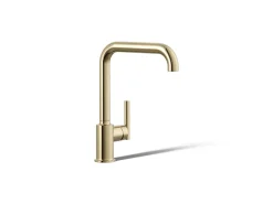 Single-handle kitchen sink faucet