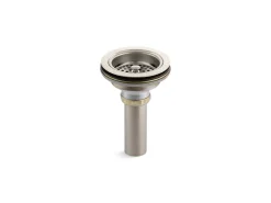 Sink drain and strainer with tailpiece