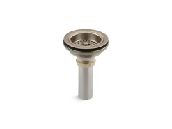 Sink drain and strainer with tailpiece