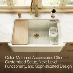 Sink rack for Audrine farmhouse kitchen sink