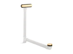 Slotted overflow bath drain