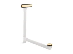 Slotted overflow bath drain