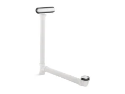 Slotted overflow bath drain