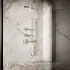 Square single-function filtered showerhead, 1.75 gpm