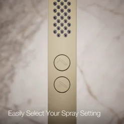 Square two-function handshower, 2.5 gpm