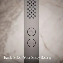 Square two-function handshower, 2.5 gpm