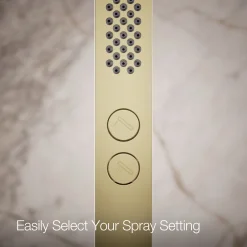 Square two-function handshower, 2.5 gpm