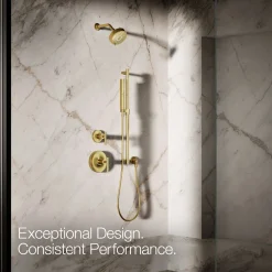 Square two-function handshower, 2.5 gpm