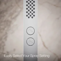 Square two-function handshower, 1.75 gpm