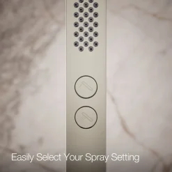 Square two-function handshower, 1.75 gpm