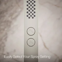 Square two-function handshower, 1.75 gpm