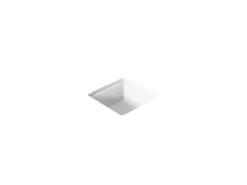 13" square undermount bathroom sink