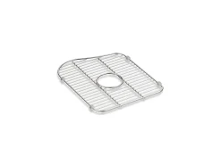 Stainless steel large sink rack, 13" x 15-3/4", for left-hand bowl
