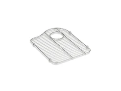 Stainless steel sink rack, 13-1/8" x 16-7/8", for right-hand bowl