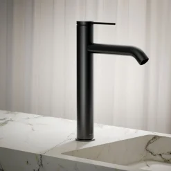 Tall single-handle bathroom sink faucet, 1.2 gpm