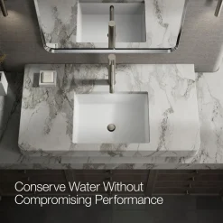 Tall single-handle bathroom sink faucet, 1.2 gpm