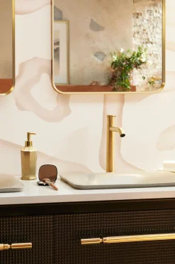 Tall single-handle bathroom sink faucet, 1.2 gpm