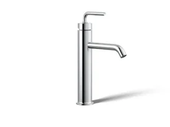 Tall single-handle bathroom sink faucet with Lever handle, 1.2 gpm