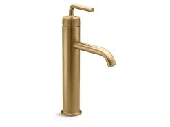 Tall single-handle bathroom sink faucet with Lever handle, 1.2 gpm