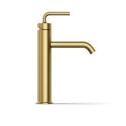 Tall single-handle bathroom sink faucet with Lever handle, 1.2 gpm