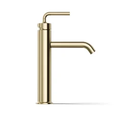 Tall single-handle bathroom sink faucet with Lever handle, 1.2 gpm