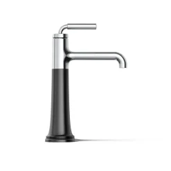 Tall single-handle bathroom sink faucet, 0.5 gpm