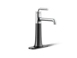 Tall single-handle bathroom sink faucet, 0.5 gpm