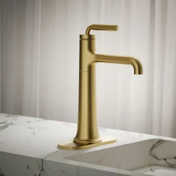 Tall single-handle bathroom sink faucet, 1.2 gpm