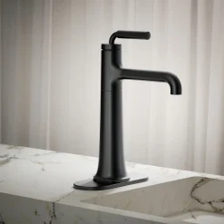 Tall single-handle bathroom sink faucet, 1.2 gpm