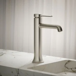 Tall single-handle bathroom sink faucet, 1.2 gpm