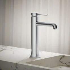 Tall single-handle bathroom sink faucet, 1.2 gpm