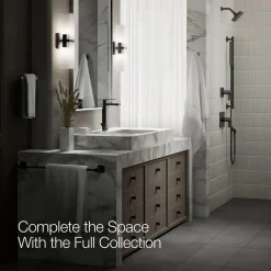Tall single-handle bathroom sink faucet, 1.0 gpm
